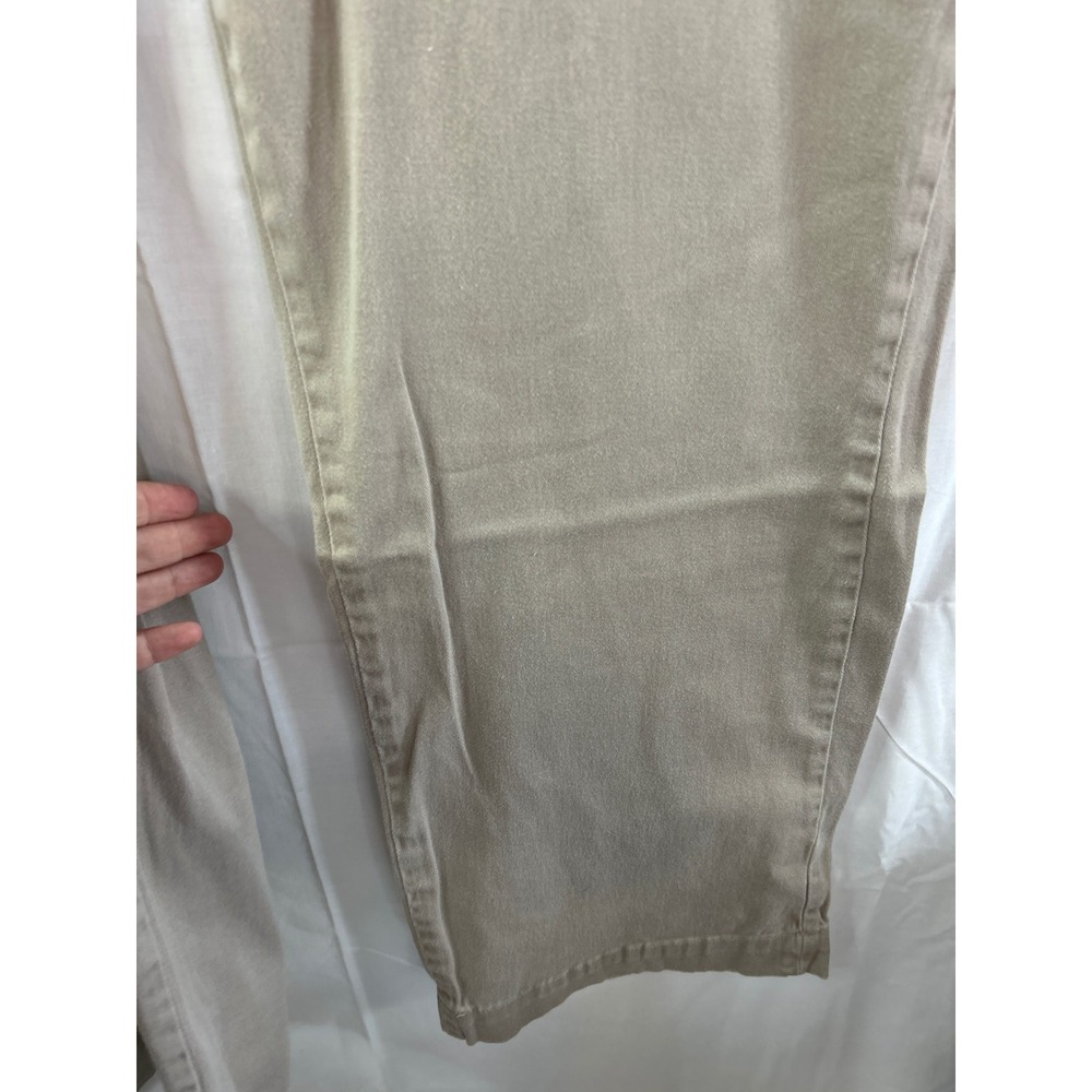 Lee Comfort Waist Tan Khaki Pants Women's Career Casual Trousers - Picture 2 of 5